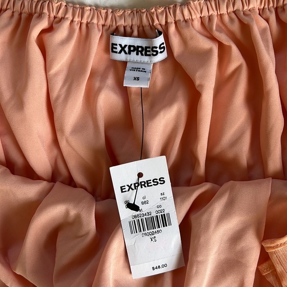 EXPRESS Mermaid Ruffle Top - Picture 3 of 5